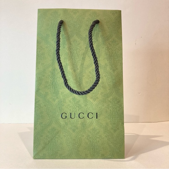 Gucci Storage & Organization Gucci Paper Green Shopping Gift Bag